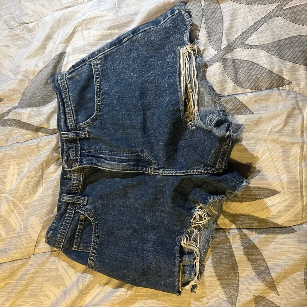 Women's Blue Denim Shorts